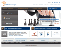 Tablet Screenshot of kriostechnologies.com